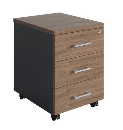 Тумба выкатная NPW-406 L3 темный орех/антрацит