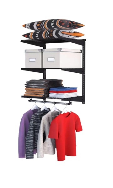 Гардеробная система Титан-GS 350 комплект-312 серебристый