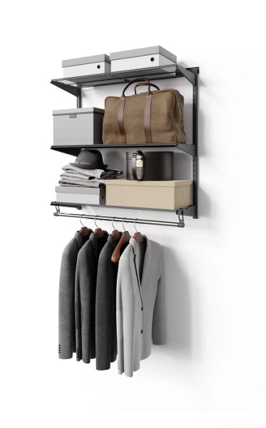 Гардеробная система Титан-GS 350 комплект-313 серебристый